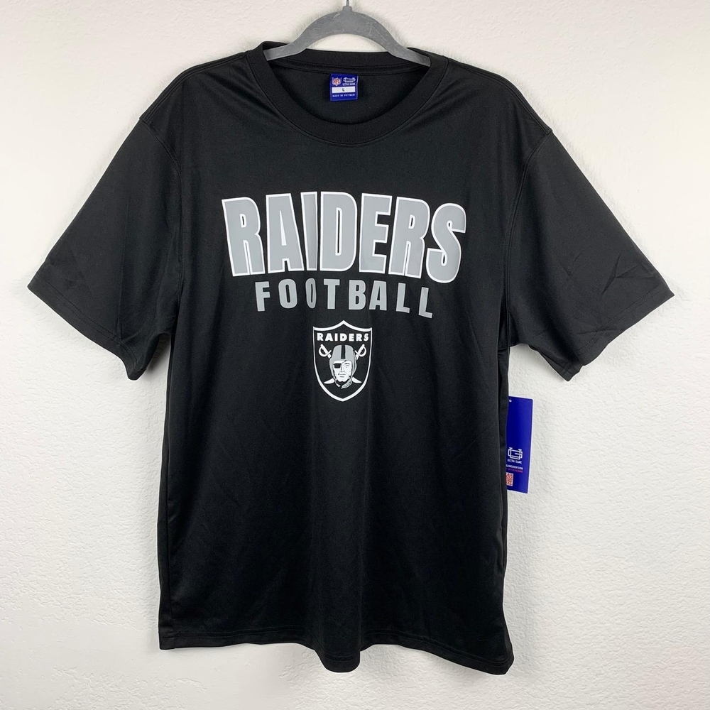 NFL Las Vegas Raiders Football T-Shirt – Ultra Game – Size Large – New With Tags